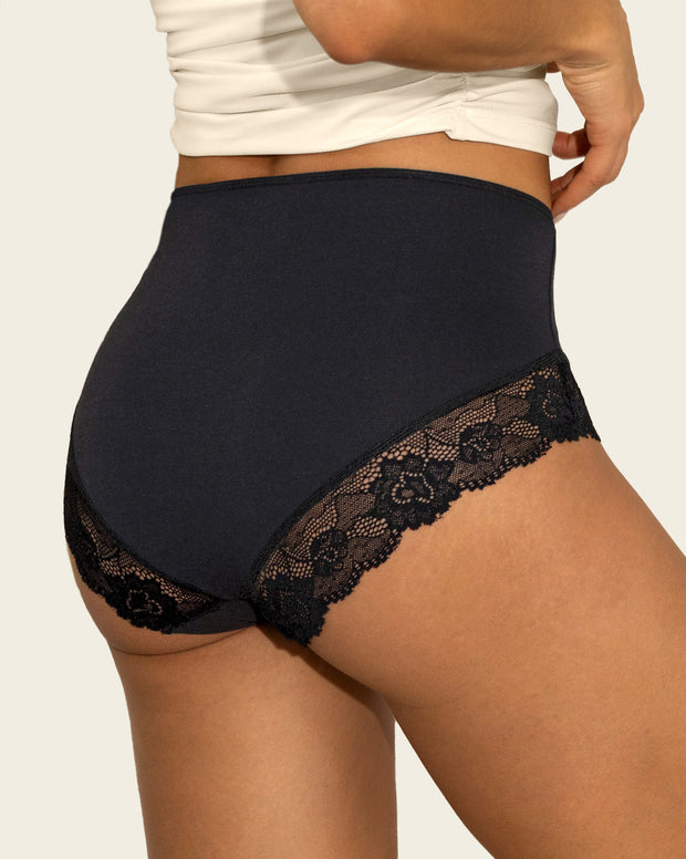 Panty cacheteros de tiro alto