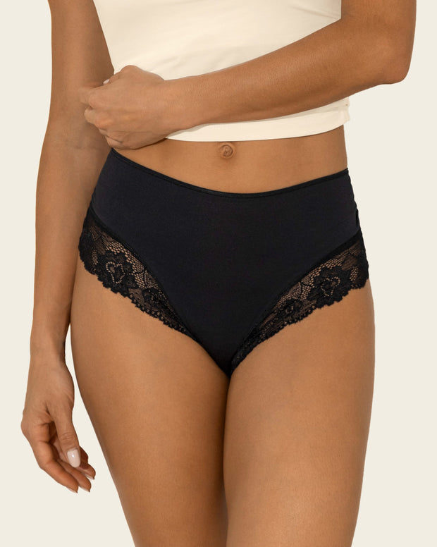 Panty cacheteros de tiro alto