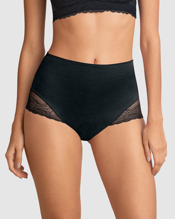 Panty hípster de control de abdomen#color_700-negro