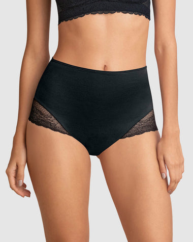 Panty hípster de control de abdomen#color_700-negro