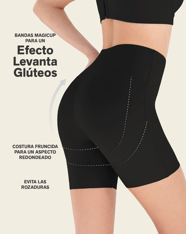 Short de control fuerte, efecto levanta cola