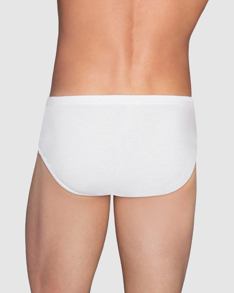 Calzoncillo clásico en algodón con abertura#color_000-blanco