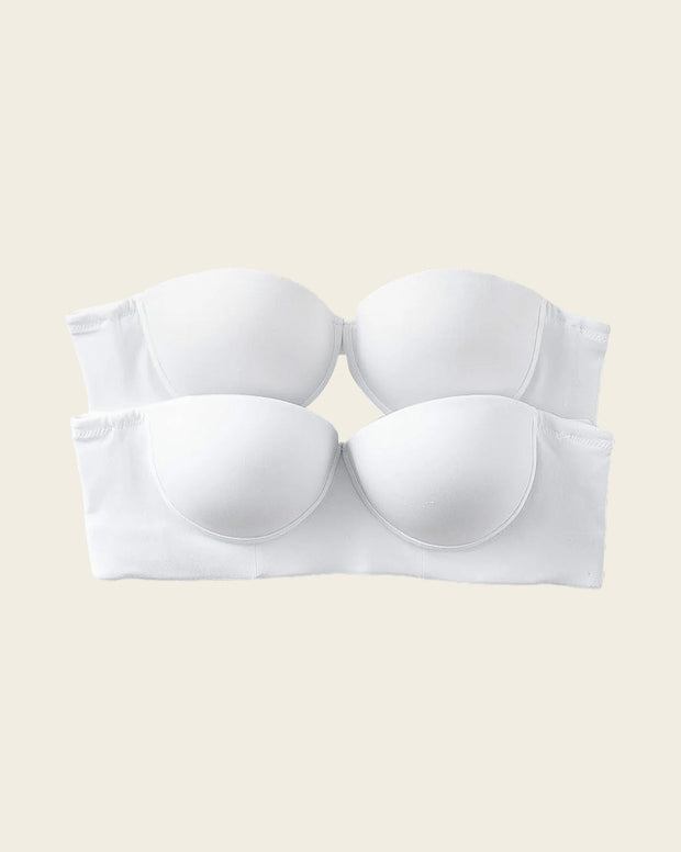 Paquete x2 strapless bustier 360° de perfección