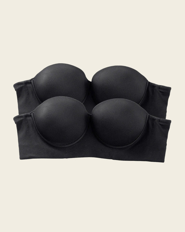 Paquete x2 strapless bustier 360° de perfección