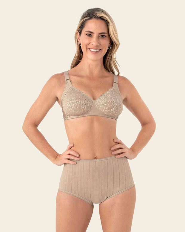 Paquete x 3 panties clásicos con excelente cubrimiento