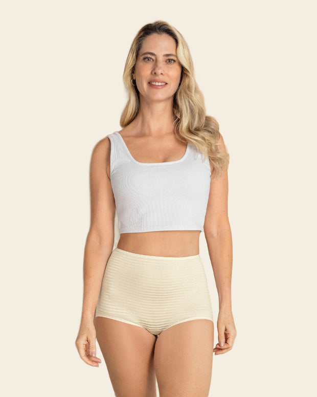 Paquete x 3 panties clásicos con máximo cubrimiento