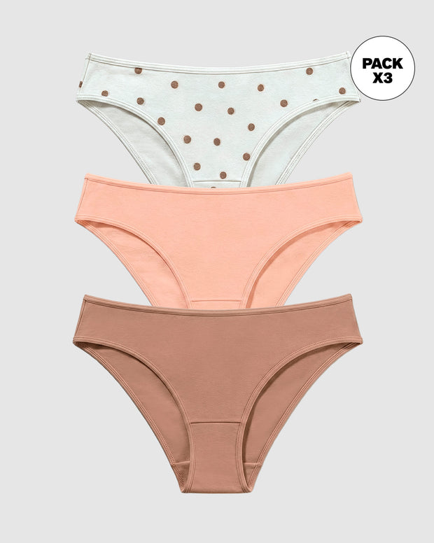 Paquete x 3 tangas ultracómodas