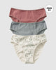 Paquete x 3 panties tipo bikini con buen cubrimiento#color_s29-gris-palo-de-rosa-marfil-estampado