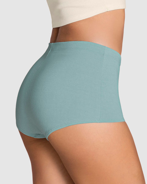 Paquete x 2 bóxers cortos con algodón elástico#color_s02-marfil-estampado-verde