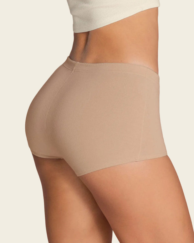 Paquete x 3 cómodos panties estilo bóxer con algodón