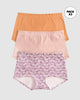 Paquete x 3 bóxers cortos con algodón elástico#color_s31-estampado-rosado-claro-naranja