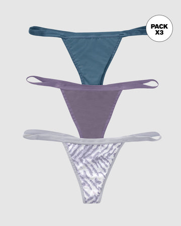 Paquete x 3 tangas brasileras de tiro bajo#color_s47-estampado-azul-morado