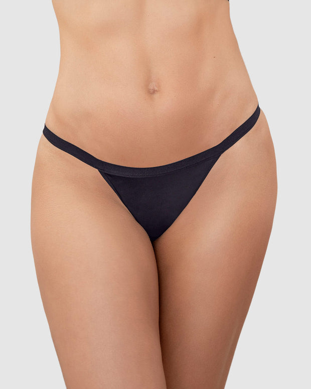 Paquete x 3 tangas brasileras de tiro bajo