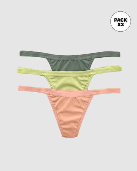 Paquete x 3 tangas brasileras de tiro bajo#color_s53-mandarina-verde-claro-verde