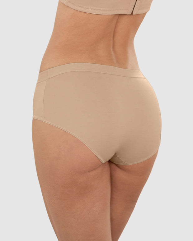 Paquete x 3 hipsters cómodos invisibles en piernas