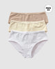 Paquete x 3 panty clásico de máxima comodidad y frescura#color_s04-perla-blanco-cafe-claro