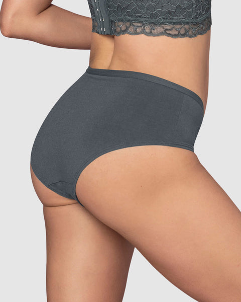 Paquete x 3 Panty Clásico de Máxima Comodidad y Frescura#color_s33-gris-estampado-manchas-azul-rey