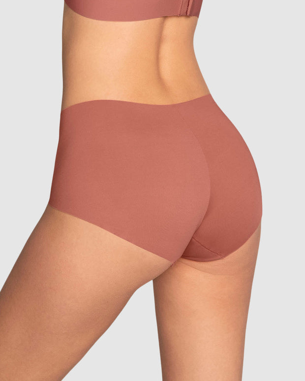 Paquete x 3 panties clásicos de apariencia invisible#color_s24-nude-habano-coral