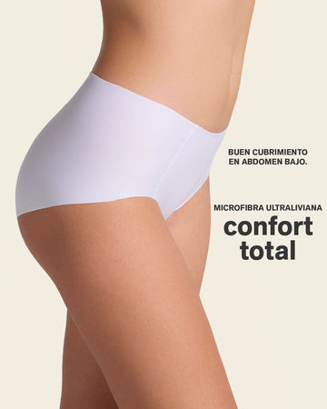 Paquete x 3 panties clásicos de apariencia invisible#color_s26-rosado-blanco-negro
