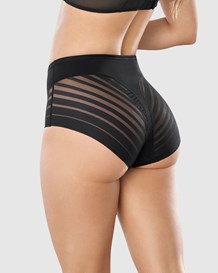Paquete x 2 panty faja clásicos control moderado de abdomen#color_s04-negro