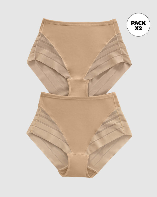 Panty faja clásico paquete x 2 control moderado de abdomen