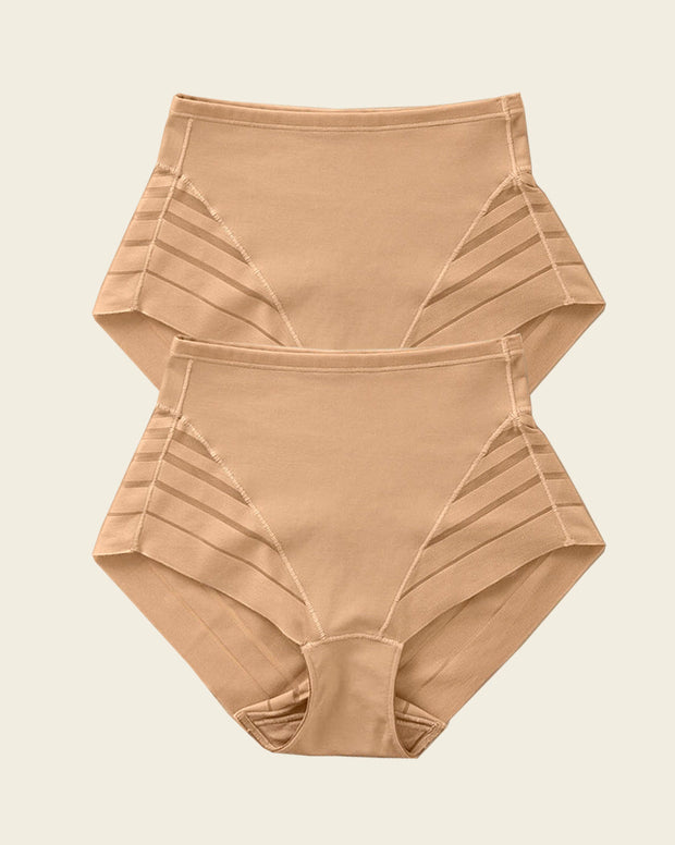 Paquete x 2 panty faja clásicos control moderado de abdomen