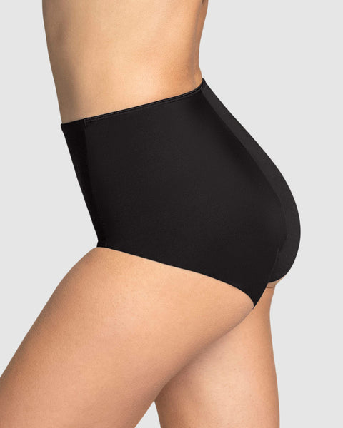 Paquete x 2 panty clásicos efecto invisible control fuerte en abdomen#color_700-negro