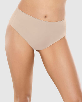 Paquete x 3 Panty faja brasileras de control fuerte tiro alto#color_802-cafe-claro