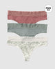 Paquete x3 brasilera en algodón elástico con detalle en encaje#color_s08-gris-palo-de-rosa-marfil-estampado