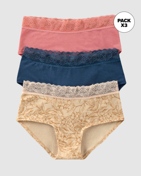 Paquete x3 panties estilo hipster total comodidad#color_s07-azul-rosa-marfil-estampado