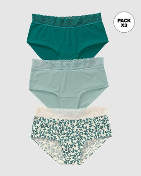 Paquete x3 panties estilo hipster total comodidad#color_s12-estampado-hojas-verde-claro-verde-oscuro