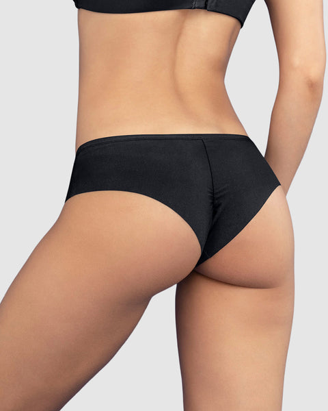 Paquete x 2 panties cacheteros ultralivianos y suaves#color_s11-cafe-medio-negro