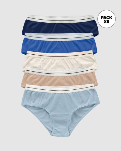 Paquete x 5 panties estilo hípster#color_s13-azul-azul-rey-azul-cielo-camel-perla