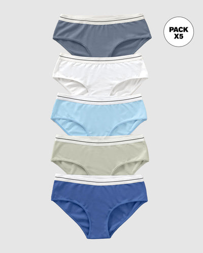 Paquete x 5 panties estilo hípster#color_s15-menta-blanco-azul-azul-oscuro-estampado