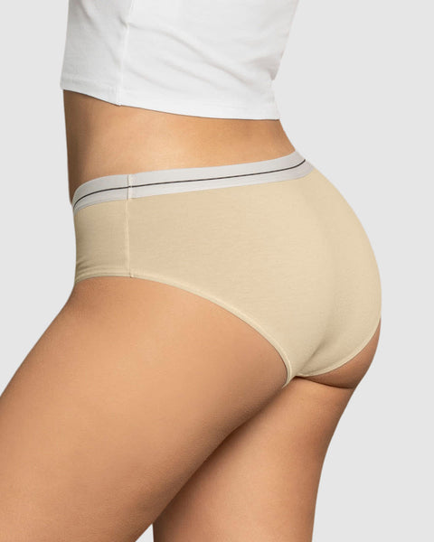Paquete x 5 panties estilo hípster#color_s17-negro-marfil-amarillo-azul-coral