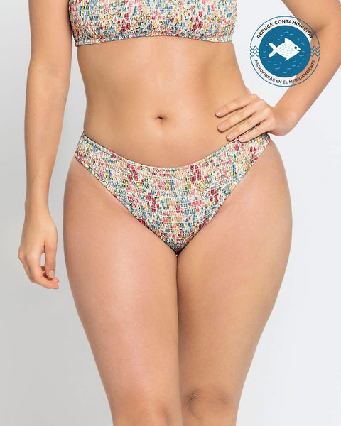 Panty de bikini BIO-PET con nido de abeja#color_018-estampado-mini-print