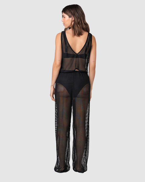 Set en malla, pantalón y camiseta#color_700-negro