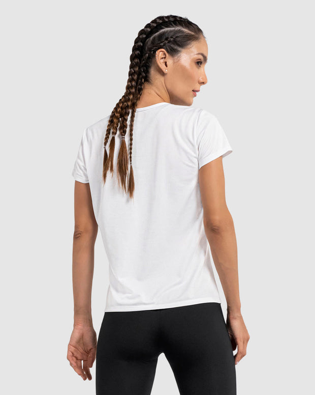 Camiseta deportiva de secado rápido y silueta semiajustada