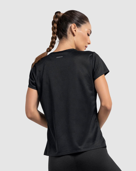 Camiseta deportiva de secado rápido y silueta semiajustada#color_700-negro