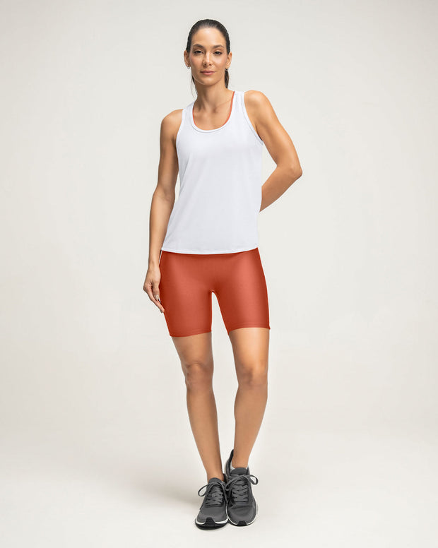 Camiseta deportiva de secado rápido y silueta semiajustada para mujer