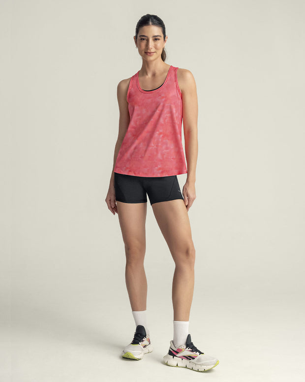 Camiseta deportiva de secado rápido y silueta semiajustada para mujer