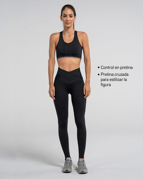 Legging deportivo de control con pretina cruzada en forma de v#color_700-negro