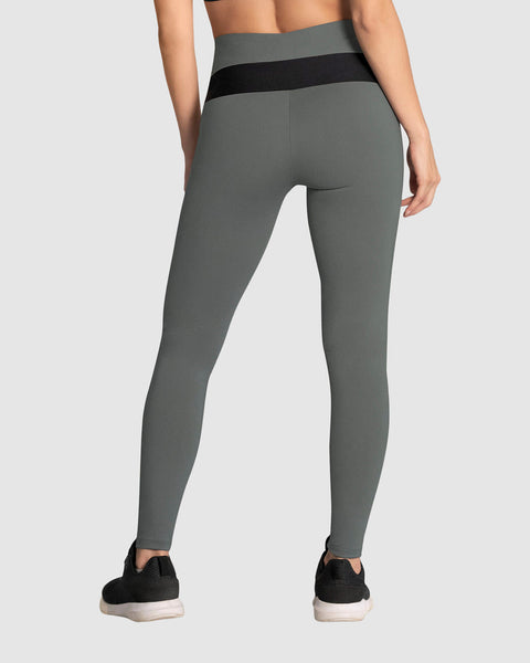 Legging deportivo de control con pretina cruzada en forma de v#color_706-gris