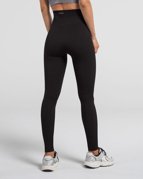 Legging deportivo de control y tiro alto en tecnología seamless sin costuras#color_700-negro