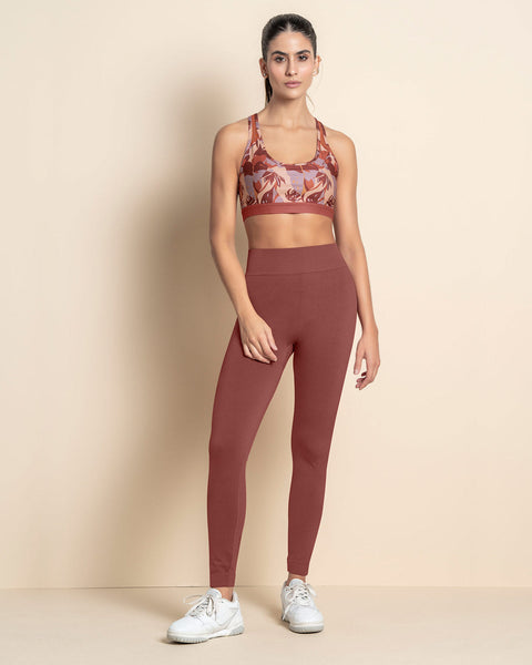 Legging básico sin costuras tecnología SkinFuse#color_194-vino-tinto