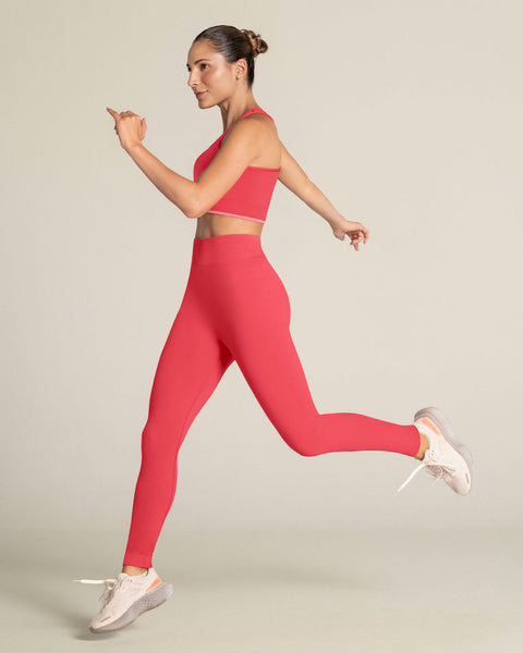 Legging básico sin costuras tecnología skinfuse#color_354-rojo