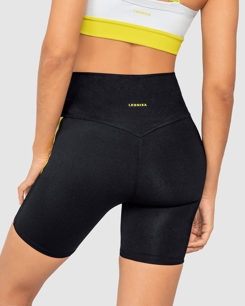 Short ciclista con detalles en tul#color_700-negro-amarillo