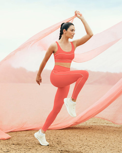 Legging deportivo de control con doble capa de tela en pretina#color_369-coral