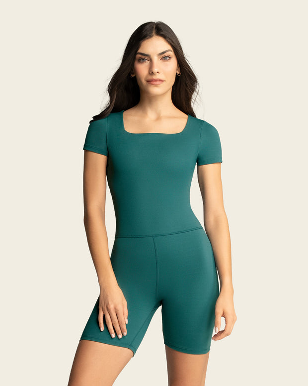 Enterizo deportivo control suave de abdomen