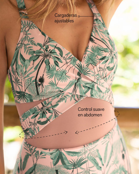 Vestido de baño control suave de abdomen y tecnología BIO-PET#color_276-estampado-tropical